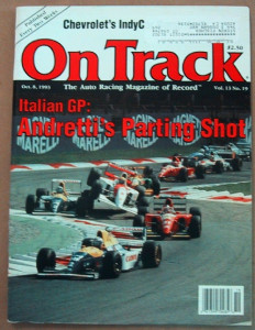 ON TRACK 1993 OCT 08 - WEEKLY RACING MAGAZINE